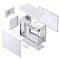 Фото-6 Корпус JONSBO D31 MESH SCREEN Mini Tower Без БП белый, D31 MESH SCREEN White