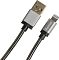 Фото-2 USB кабель Hama Metal Lightning -&gt; USB Type A (M) 2.4A 1.5 м, 00173626