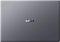 Фото-7 Ноутбук HONOR MagicBook X16 2026 BRG-X 5301ARGN, вид сверху на закрытую крышку. На фото гладкая металлическая крышка графитового цвета со скруглёнными углами и логотипом HONOR по центру. Изображение помогает оценить внешний вид закрытого ноутбука на странице товара.