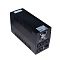 Фото-10 ИБП ACD PW Base 1500i 1500 VA Tower 80L C64142 00G, задняя панель крупным планом. Чётко видны четыре евророзетки, решётка вентилятора и нижние служебные элементы на чёрной задней панели. Это важно для страницы товара, где пользователь сравнивает типы выходов и заднюю компоновку.