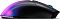 Фото-7 Игровая беспроводная мышь Lenovo Legion M410 Wireless RGB Gaming, вид справа; показаны гладкая боковая поверхность корпуса и подсветка у нижней кромки, чёрный цвет, изображение помогает понять симметрию формы и расположение световой линии