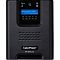 Фото-3 ИБП CyberPower PR1000ELCD, фронтальный вид; видны синяя LCD-панель, индикаторы, кнопка питания, блок кнопок управления и вентиляционные прорези на передней части корпуса; для страницы товара помогает оценить панель управления и внешний вид спереди.