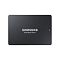 Фото-2 SSD Samsung PM893 MZ7L3480HCHQ, 2.5", 480 ГБ &mdash; вид сверху; видна лицевая часть чёрного корпуса с логотипом Samsung, гладкая поверхность крышки и тонкий профиль 2.5", фото используется как основное изображение товара.