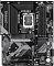 Фото-4 Материнская плата Gigabyte B760 GAMING X GEN5, фрагмент сверху: кожух «GAMING», сокет LGA1700, 4 слота DDR5 и радиатор VRM по верхнему краю; важно для страницы — показывает расположение элементов вокруг процессора и памяти.