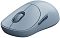 Фото-2 Беспроводная мышь Xiaomi Wireless Mouse 3, синяя, вид сверху спереди под углом; видны колесо прокрутки, гладкий корпус без лишних элементов и боковая кнопка. Изображение для карточки товара, чтобы показать форму корпуса и расположение кнопки на боковой стороне.