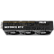 Фото-7 Видеокарта ASUS GeForce RTX 5060 Prime OC 8GB, боковой вид; крупные надписи GeForce RTX и PRIME на верхней грани, сверху виден 8-контактный разъём питания и радиатор. Фото для страницы товара показывает профиль и подключение питания.