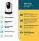 Фото-2 TP-Link Tapo C225 — инфографика с перечислением функций; показано изображение камеры и набор иконок с подписями (ночное видение, сигнализация звуком, слот microSD, приложение, обзор 360°, приватный режим, обнаружение движения, 2K QHD, микрофон/динамик); на бело-жёлтом фоне для объяснения возможностей устройства на странице товара.