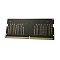 Фото-2 Модуль памяти Foxline FL5600D5S46-8G 8 ГБ SO-DIMM DDR5 5600, вид сзади; чёрная плата без наклейки, видны контактные площадки, разводка и ключевой вырез. Изображение помогает оценить обратную сторону модуля и компоновку платы.