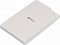 Фото-2 Внешний HDD Silicon Power Stream S03 2TB, вид под углом; белый корпус с округлённым ребром и логотипом Silicon Power; на заднем плане видна прозрачная часть блистера — помогает понять форму корпуса.
