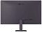 Фото-5 Монитор LG UltraGear 27G411A-B, вид сзади по центру; видны отверстия VESA и блок разъёмов на задней панели, стойка с ребристой текстурой; чёрный/графитовый цвет; изображение для страницы товара, чтобы оценить возможность установки на кронштейн и размещение портов.