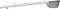 Фото-16 Клавиатура Logitech K580 920-009209, крупный план верхней планки: серая продольная подставка с установленным смартфоном и верхний ряд функциональных клавиш под ней; изображение на светлом фоне для карточки товара, показывает использование паза для мобильного устройства.
