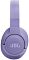 Фото-4 Гарнитура JBL Tune 720BT Purple, правая чашка в профиль крупным планом; видны круглая внешняя панель с логотипом JBL, шарнирные сегменты оголовья и гладкий фиолетовый корпус; изображение важно для страницы товара как демонстрация формы боковой части.