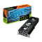 Фото-1 Видеокарта Gigabyte GeForce RTX 5060 Ti Eagle Max OC 8GB рядом с коробкой, общий вид комплекта под углом спереди. На фото чёрная видеокарта с тремя вентиляторами и фирменная коробка EAGLE. Подходит для карточки товара, чтобы показать модель и упаковку вместе.