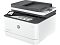 Фото-2 МФУ HP LaserJet Pro MFP 3103fdw, ракурс спереди справа: виден экран на левой части панели, верхний автоподатчик и фронтальная зона выдачи бумаги; важно для понимания доступа к управлению и печати.