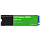 Фото-1 SSD WD Green SN350 M.2 2280 500 ГБ, модуль показан спереди; зелёно-чёрная наклейка WD Green SN350 NVMe SSD, синяя плата и золотистый разъём M.2, фото помогает распознать серию и форм‑фактор накопителя на странице товара.