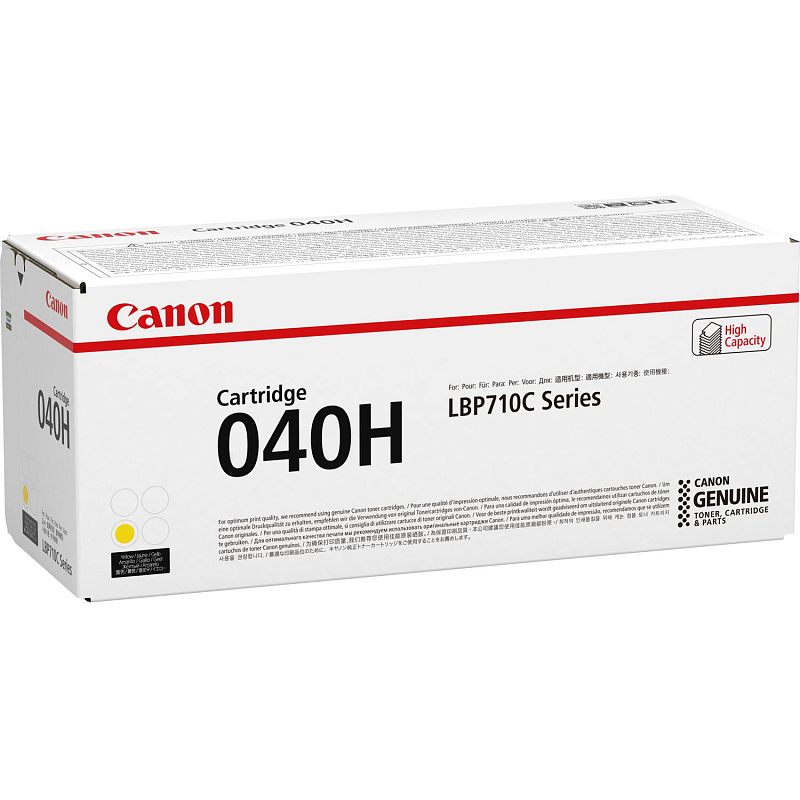Фото Тонер-картридж Canon 040 Лазерный Желтый 10000стр, 0455C002