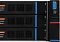 Фото-12 Сервер iRU G2212iG5 12x3.5 Rack 2U, прямой фронтальный вид с установленными корзинами NVMe; на фото видны 12 отсеков в три ряда, маркировка NVMe ID0–ID11, шестигранная перфорация корзин и правый блок интерфейсов с VGA и USB; изображение показывает вариант фронтальной конфигурации накопителей на странице товара сервера.