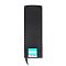 Фото-10 ИБП Ippon Back Basic 650, вид сверху на белом фоне; чёрная верхняя панель корпуса с боковыми вентиляционными прорезями, наклейкой с маркировкой и выходящим кабелем питания снизу; для страницы товара важно, потому что показывает верхнюю поверхность и заводскую маркировку.