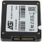 Фото-4 SSD AGI AI238 2.5 256 ГБ, вид сзади крупным планом: белая наклейка с моделью AGI AGILITY AI238 256, ёмкостью 256GB, штрихкодами и сертификационной маркировкой, снизу видны SATA-разъёмы; фото подчёркивает маркировку и интерфейс для страницы товара.