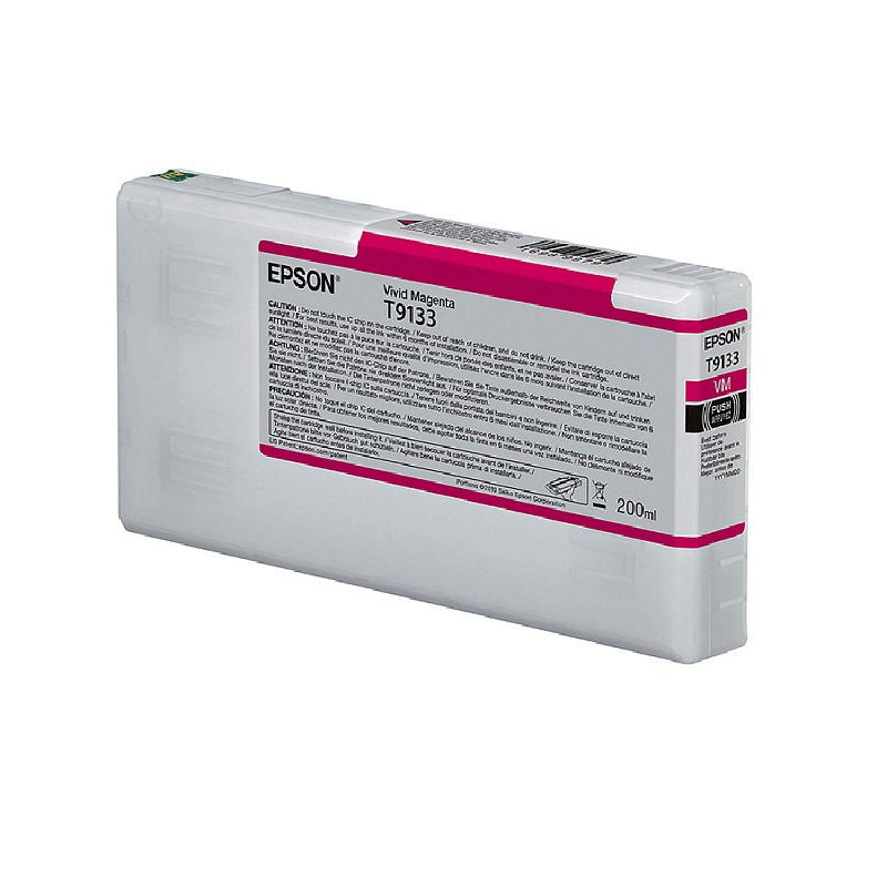 Фото Картридж EPSON T9133 Струйный Пурпурный 200мл, C13T913300