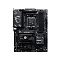 Фото-1 Материнская плата MSI B850 Gaming Pro WiFi6E, фронтальный вид платы сверху: чёрная ATX-плата с сокетом AM5, четырьмя слотами памяти, радиатором M.2 Lightning Gen5, радиатором чипсета Gaming и несколькими слотами PCIe; изображение показывает основную компоновку для подбора комплектующих.