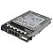 Фото-2 Жёсткий диск HDD Dell 14G 400-AVEZ в салазках, вид спереди под углом с закрытой ручкой: фронтальная решётка и прямоугольные окна/вставки на панели, виден верх корпуса диска. Цвета: чёрный фронт, серебристый корпус. Контекст: помогает визуально проверить тип салазок и посадку для серверной стойки.