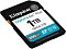 Фото-2 Карта памяти SDXC Kingston Canvas Go! Plus 1TB &mdash; вид под углом: показаны края корпуса и боковой переключатель Lock, бирюзовая полоса этикетки и маркировка V30; ракурс полезен для оценки конструкции SD‑карты для совместимости
