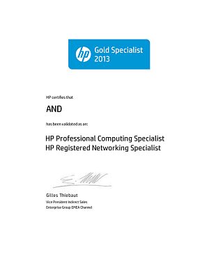 HP Gold Partner