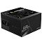 Фото-5 Блок питания для ПК Gigabyte GP-UD850GM PG5, вид сзади и сверху под углом; чёрный корпус с перфорацией, сетевым разъёмом, выключателем и боковой графикой Ultra Durable; фото показывает конструкцию задней панели для выбора блока питания.