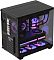 Фото-6 Корпус ExeGate Pro 4U450-16/4, крупный план передней панели; сетка, перфорация и элементы подсветки помогают распознать дизайн корпуса. Чёрный корпус важен для визуальной идентификации товара на странице.