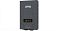 Фото-2 Стабилизатор напряжения Powercom PCM AVR WM‑2000VA, вид спереди‑сбоку: вентиляционные прорези по бокам, дисплей, тёмно‑серый корпус на белом фоне; важно для понимания размещения устройства.