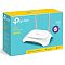 Фото-2 Беспроводной маршрутизатор TP-Link TL-WR840N &mdash; розничная коробка; на упаковке изображение роутера и маркировка модели, сине-жёлтое оформление; на белом фоне; важно для идентификации товара по упаковке.