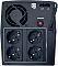 Фото-5 ИБП Импульс Юниор Smart 1500VA tower JS15211, вид сзади. Видны вентилятор, USB, порты IN/OUT, кнопка Breaker и четыре выходные розетки Schuko. Для карточки товара это важно, потому что фото показывает задние подключения и формат розеток.