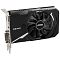 Фото-3 Видеокарта MSI GeForce GT 1030 AERO ITX 2GD4 OC, вид спереди; показаны круглый осевой вентилятор, чёрный кожух AERO и компактный однослотовый форм-фактор; чёрная карта на светлом фоне, изображение помогает увидеть лицевую панель охлаждения на странице товара.