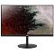 Фото-2 Монитор Acer XV272UV3bmiiprx 27, чёрный — фронтальный вид под небольшим углом; видны тонкие рамки, прямой экран, центральная стойка и широкое основание с двумя передними опорами; ракурс помогает оценить форму корпуса и подставки на странице товара.