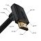 Фото-2 Видео кабель с Ethernet Greenconnect HMAC4N HDMI (M верх угол) -&gt; HDMI (M) 2 м, GCR-53293