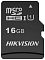 Фото-1 Карта памяти HIKVISION C1 microSDHC UHS-I Class 1 C10 16GB, HS-TF-C1(STD)/16G/ZAZ01X00/OD