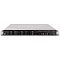 Фото-1 Серверная платформа Supermicro SYS-1028R-WC1RT, фронтальный вид; серебристый корпус 1U с десятью передними отсеками под накопители, оптическим приводом и кнопками индикации справа, на светлом фоне; показывает компоновку передней панели и отсеков на странице товара.
