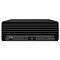 Фото-3 Настольный компьютер HP Elite 800 G9 SFF 7E5C9AV (Windows 11 Pro), фронтальный вид: чёрная передняя панель с горизонтальными рёбрами и нижним блоком портов (USB‑C, 4&times;USB‑A), тонкий слот, аудиоразъём 3,5 мм и кнопка питания; для точного понимания передней панели на странице товара.