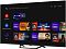 Фото-14 Телевизор Haier Smart TV S2 Pro 50, вид спереди под углом слева; видны тонкая чёрная рамка, центральная опора и экран с интерфейсом приложений; фото показывает дизайн корпуса и формат экрана для карточки товара.