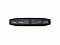 Фото-2 USB-хаб TP-Link UH400, вид спереди под углом; ряд из 4 портов USB-A, на верхней панели перфорация; чёрный.