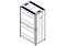 Фото-1 Напольный шкаф Systeme Electriс Uniprom 42U чёрный, UR3350