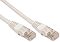 Фото-1 Патч-корд REXANT UTP Cat 5e, 1 м, серый &mdash; крупный план двух разъёмов RJ45 спереди на светлом фоне; видны прозрачные коннекторы, цветовая разводка жил и литые серые защитные хвостовики. Фото показывает тип коннектора и исполнение кабеля для страницы с коммутационным шнуром.