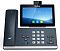 Фото-2 IP-телефон Yealink SIP-T58W Pro with camera, вид спереди; чёрный корпус, большой цветной экран, камера сверху, цифровая клавиатура и индикаторы/кнопки вызова справа на белом фоне — важно для точной идентификации версии с камерой на странице товара.
