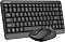 Фото-2 Комплект Клавиатура/мышь A4Tech Fstyler FG1110 Беспроводной чёрный, FG1110 GREY