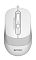Фото-5 Комплект клавиатура/мышь A4Tech  Проводной белый, F1010 WHITE