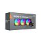 Фото-7 Система водяного охлаждения PCCOOLER DA360 Pro ARGB Digital BK 3 x 120 мм, DA360 Pro ARGB Digital BK