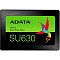 Фото-2 SSD ADATA Ultimate SU630 1.92TB, вид спереди: чёрный прямоугольный корпус 2.5 дюйма с зелёной наклейкой SU630 и цветным рисунком колибри; изображение нужно для визуальной идентификации модели на странице товара.