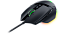 Фото-5 Проводная мышь Razer Basilisk V3, ракурс спереди сверху слева; чёрный корпус с подсвеченным колесом, кнопками за колесом и текстурированной боковиной; изображение на тёмном фоне, важно для страницы как показывает переднюю часть и размещение верхних кнопок.