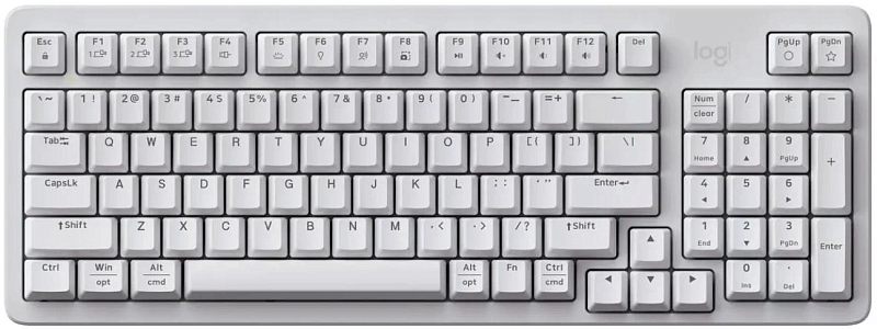 Фото Клавиатура механическая Logitech K868 Беспроводная белый, 920-013913